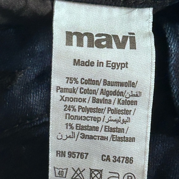 MAVI Jake Slim Leg Dark Blue Denim Jeans Sz 36 X 30 Men’s - Picture 13 of 16